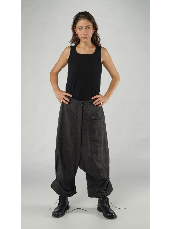 Рундгольц - брюки - черная полоска - 1251290102