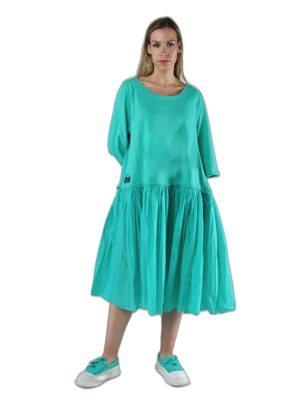 Rundholz Black Label - Ausgestelltes french terry kleid - 1253290930