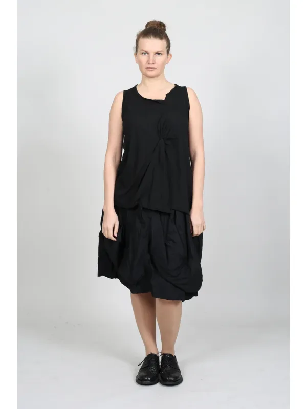 Rundholz - Ausgestelltes Top mit Knotendetail - 1261320803 - Stilecht - Bild 1