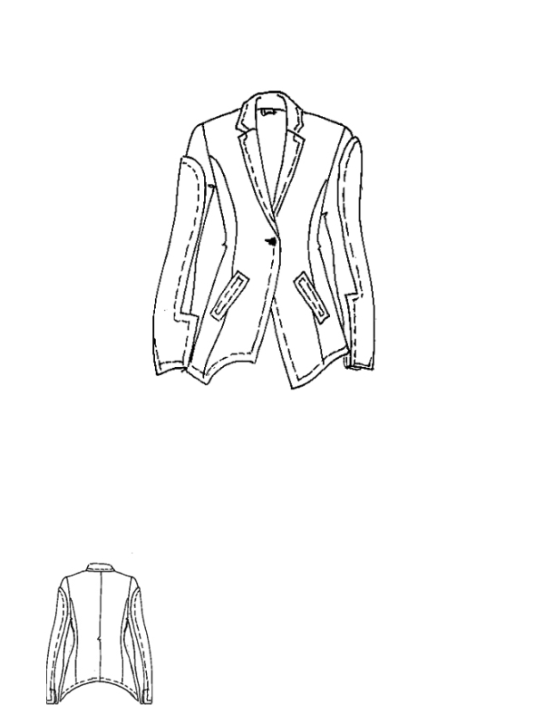 Rundholz - Schmale Cottonshape Jacke - 1261631132 - Bild 1