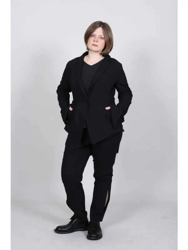 Rundholz - Gerade geschnittene Wolljacke mit Schlitzen - 1261831102 - Stilecht - Bild 1