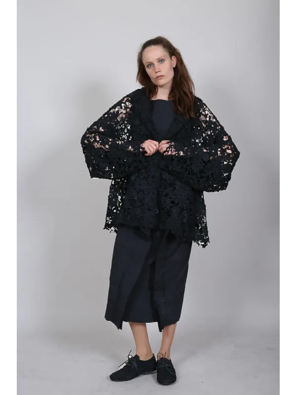 Rundholz DIP - Veste en coton oversized avec détails - 1262091128 - Stilecht - Image 10