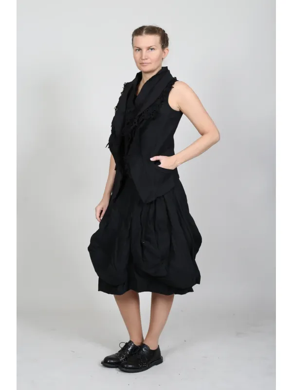 Rundholz DIP - Bananenförmige Weste mit Volant - 1262241028 - Stilecht - Bild 1