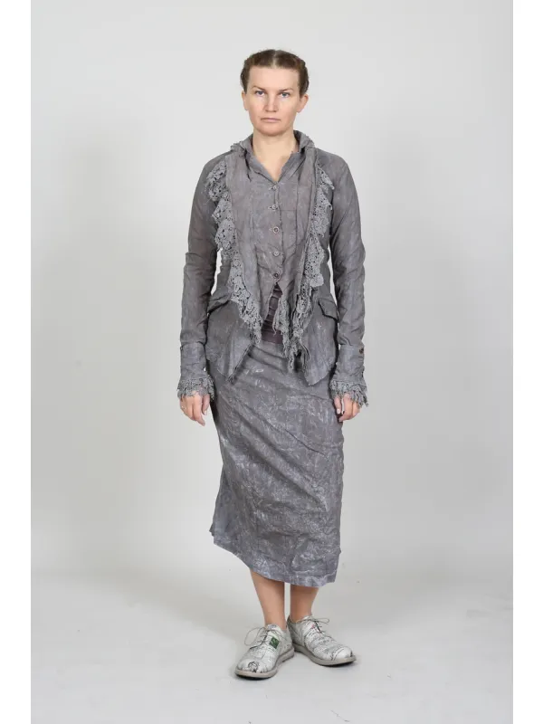 Rundholz DIP - Taillierte Jacke mit Spitzenvolant - 1262241104 - Stilecht - Bild 1