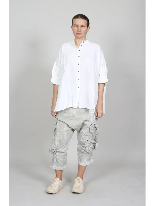 Rundholz DIP - Gerade geschnittene Bluse mit Knöpfen - 1262470403 - Stilecht - Bild 1