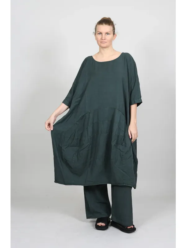 Rundholz Black Label - Straight Cut Dress with Seams - 1263350904 - Stilecht - Image 1