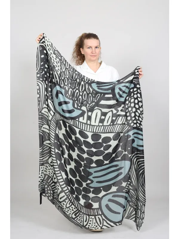 Rundholz Black Label - Rechteckiger Schal aus Modalwolle - 1263361402 - Stilecht - Bild 1