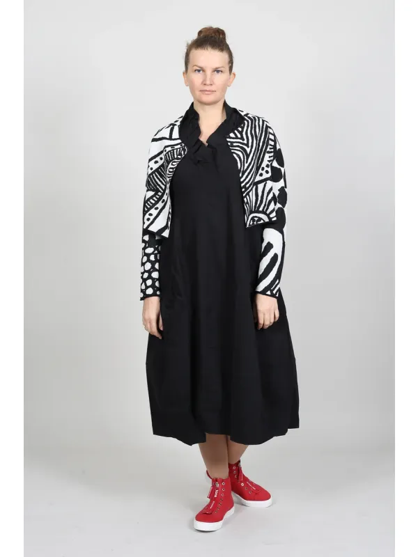 Rundholz Black Label - Ausgestellte Strickjacke mit Details - 1263417103 - Stilecht - Bild 1