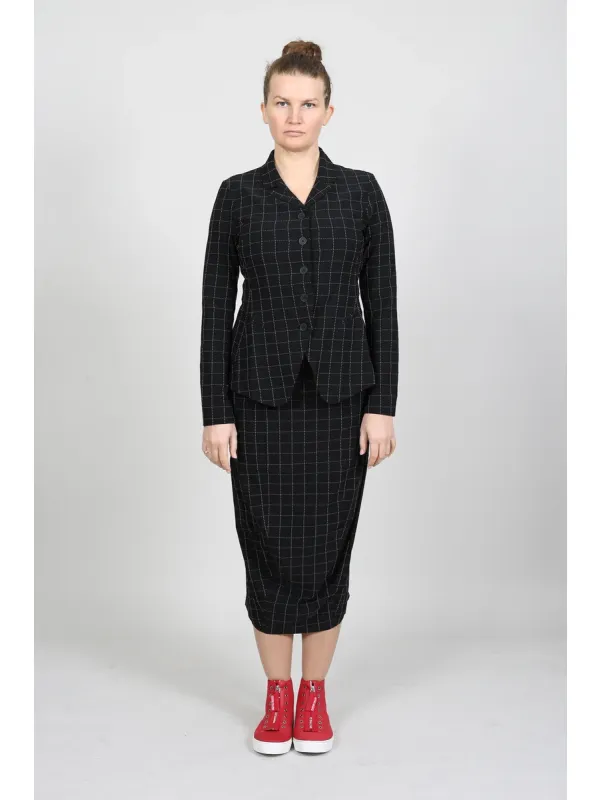 Rundholz Black Label - Taillierte Viskosejacke mit Details - 1263451104 - Stilecht - Bild 1