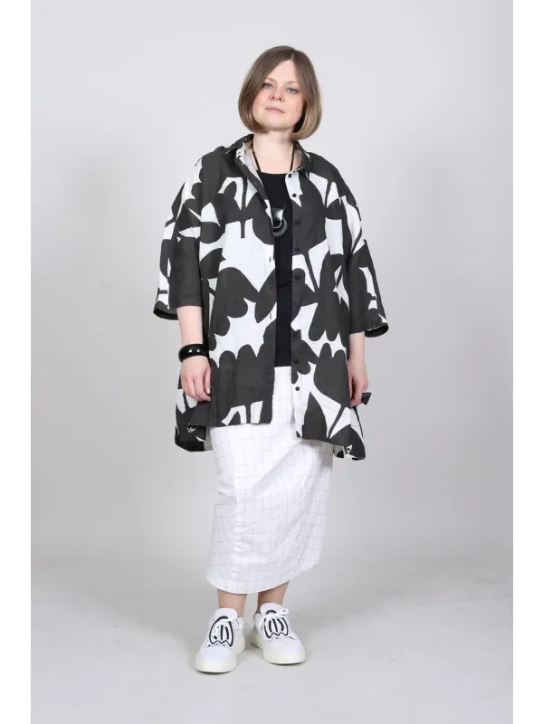 Rundholz Black Label - Robe en lin évasée avec style - 1263550906 - Stilecht - Image 8