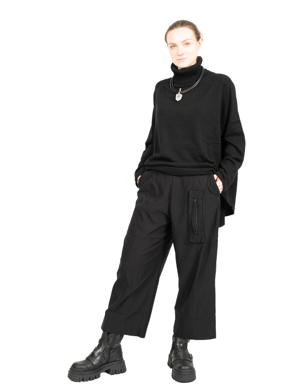 Rundholz Black Label - Pantalon Culotte avec poche valise étroite Super Stretch Black - 2243220108