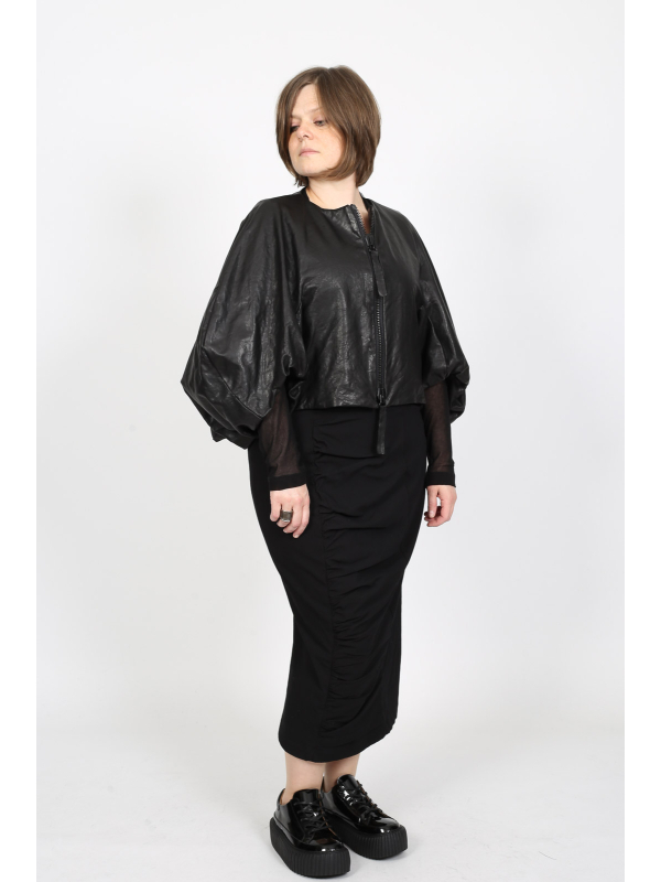 Rundholz - Veste ballon Rundholz en 100% cuir d'agneau - 2251481101 - Stilecht - Image 1