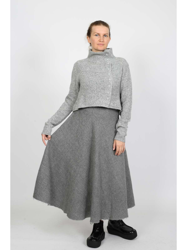 Étiquette noire - Élégant cardigan en laine de haute qualité et alpaga - 2253617103 - Stilecht - Image 5