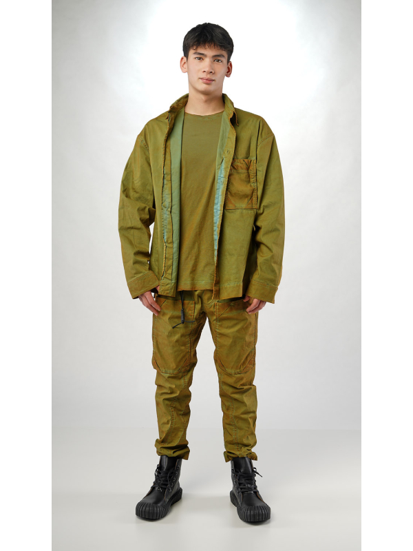 Rundholz - Kastenförmiges Bicolor Baumwollstretch Hemd - 2254605501 - Bild 1
