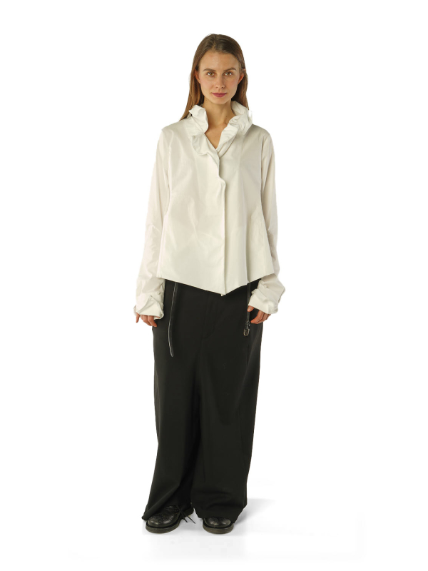Rundholz - Ausgestellte Poplin Bluse - 2261230402 - Bild 1