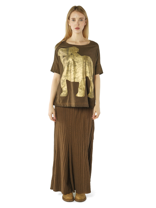 Rundholz - Oversized shirt mit foliendruck - 2261300502 - Stilecht - Bild 2