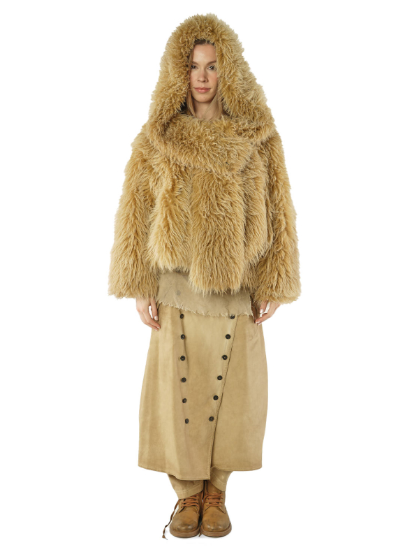 Rundholz DIP - Cropped fake-fur jacke - 2262011102 - Stilecht - Bild 1