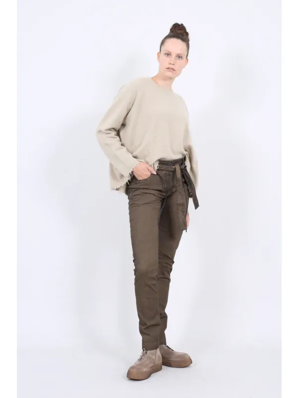 Rundholz DIP - Slim-Hose mit Bindegürtel - 2262600105 - Stilecht - Bild 2