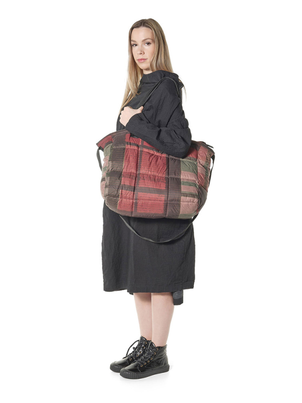 Rundholz Black Label - Gepolsterte Karo-Tote - 2263212506 - Stilecht - Bild 1
