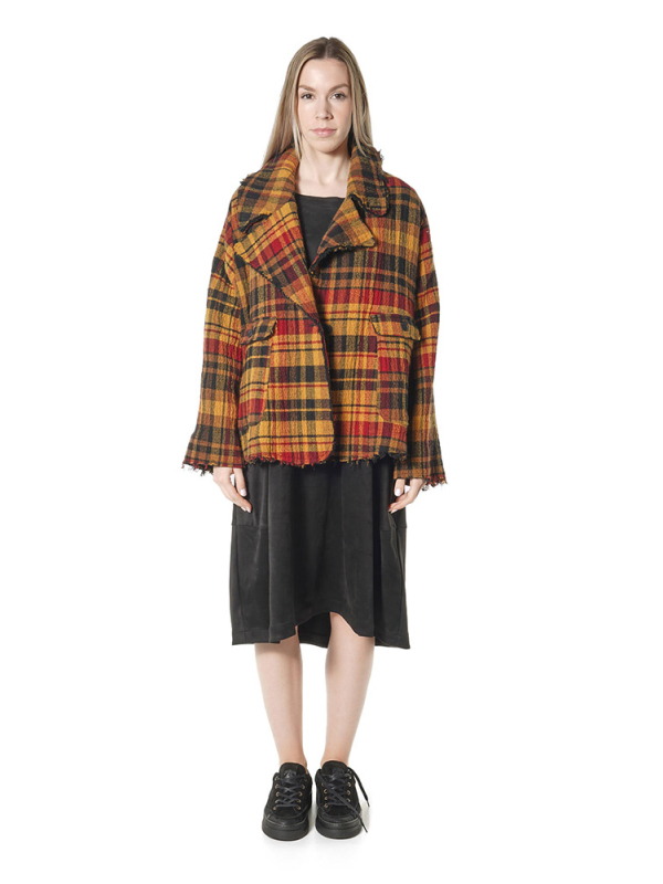 Rundholz Black Label - Boxy Wollblazer mit Karo - 2263281102 - Stilecht - Bild 2