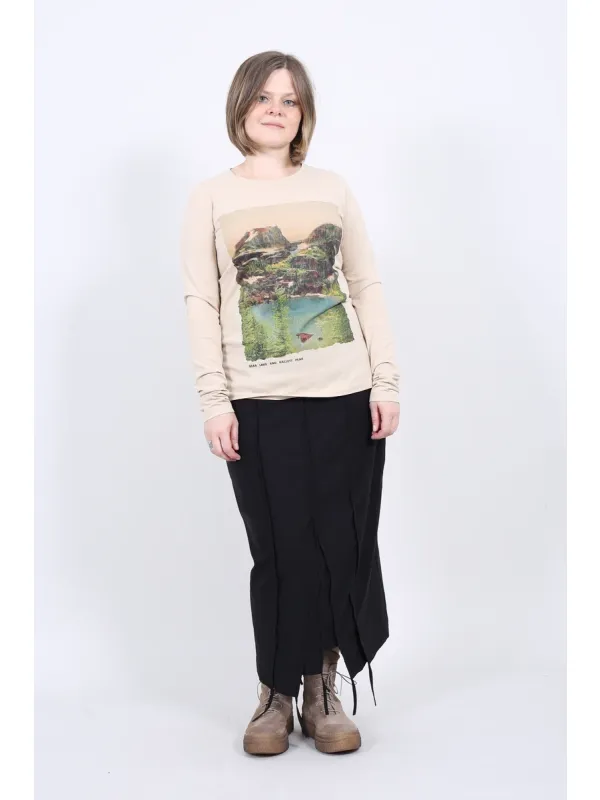 Rundholz Black Label - Хлопковая футболка с принтом - 2263390501 - Stilecht - Изображение 1