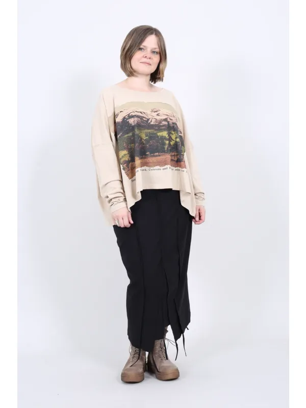 Rundholz Black Label - Оверсайз рубашка с принтом - 2263390503 - Stilecht - Изображение 1