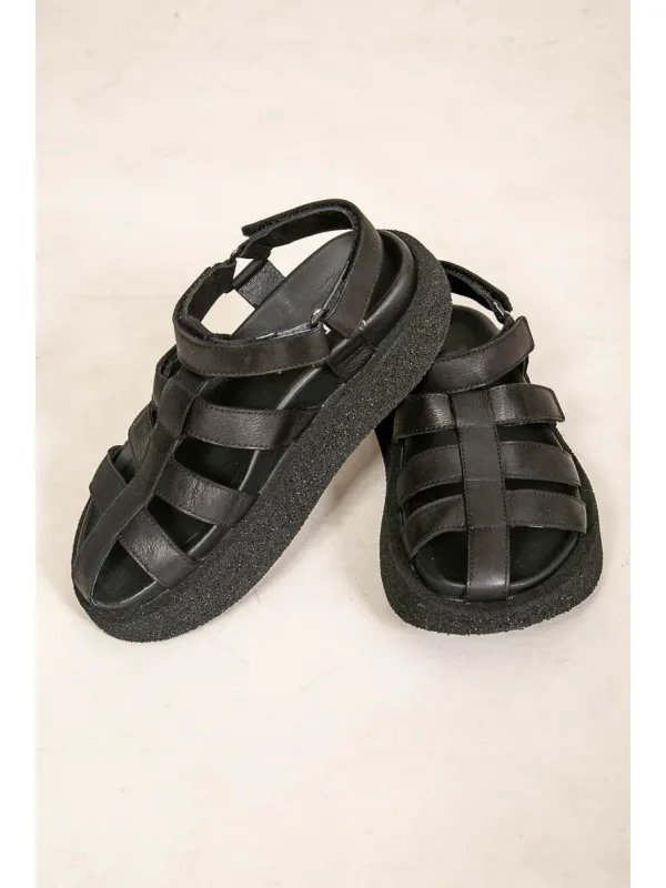 Lofina shoebox - Leder-fisherman-sandalen - 3391 - Stilecht - Bild 1