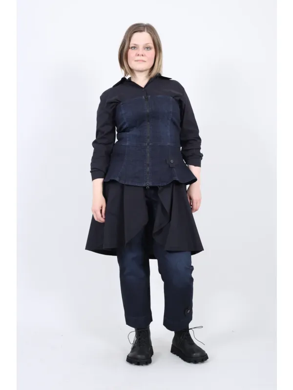 Pluslavie (Plü) - Trägerloses Denim-Bustier-Top - 4037 - Stilecht - Bild 1
