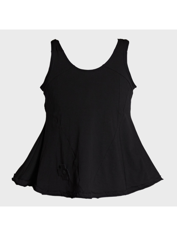 Pluslavie (Plü) - Ärmelloses Peplum-Top - 5089 - Stilecht - Bild 1