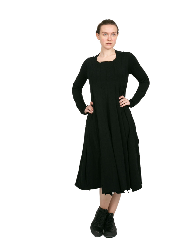 Rundholz Black Label - Robe avec coutures décoratives et finitions décalées black - 2243470904
