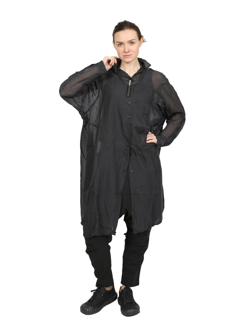 Rundholz DIP - Wide cotton voile dress - 1252580902