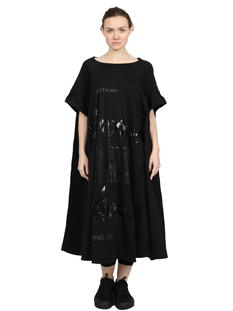 Rundholz DIP - dress - black-black print - 1252300908