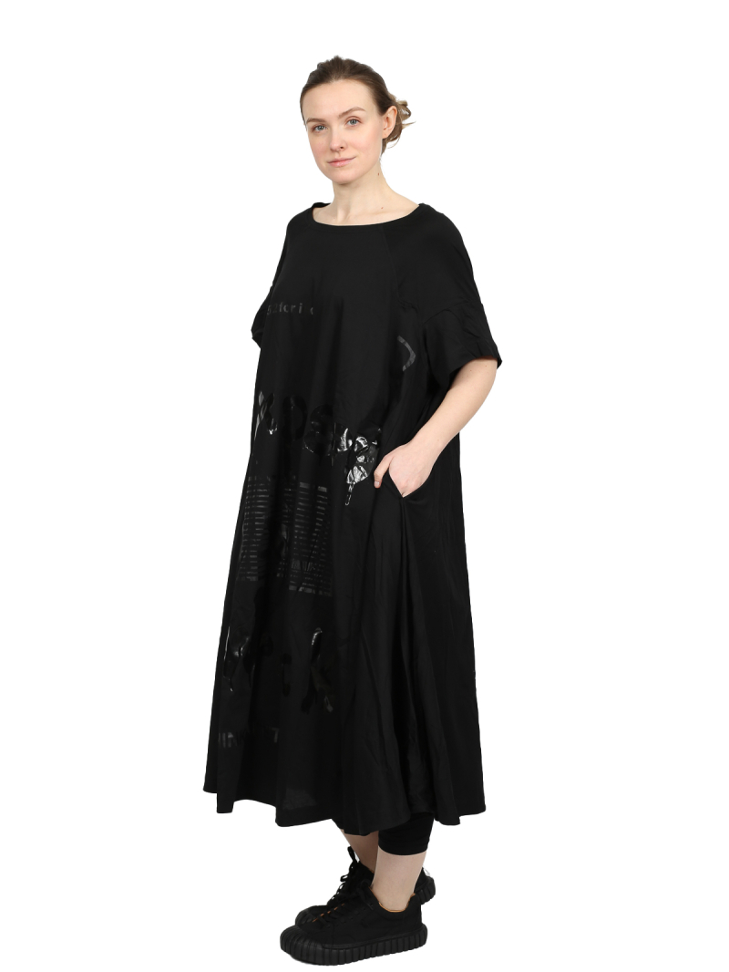 Rundholz DIP - dress - black-black print - 1252300908