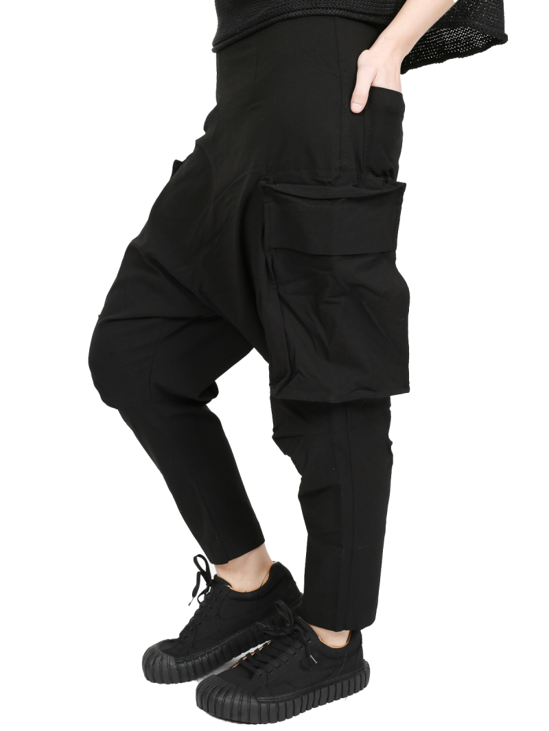 Rundholz Black Label - Slim cotton twill stretch pants - 1253390123