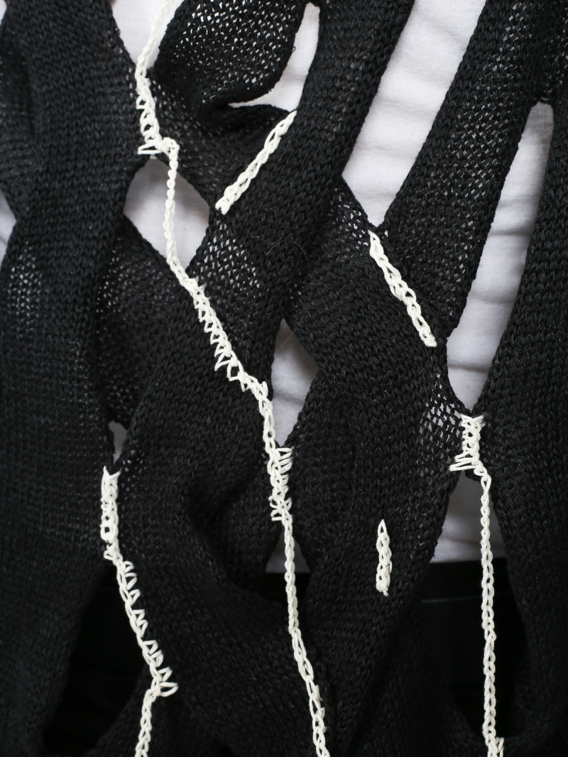 Serien°umerica - Boxy sweater - Black - ser-5154