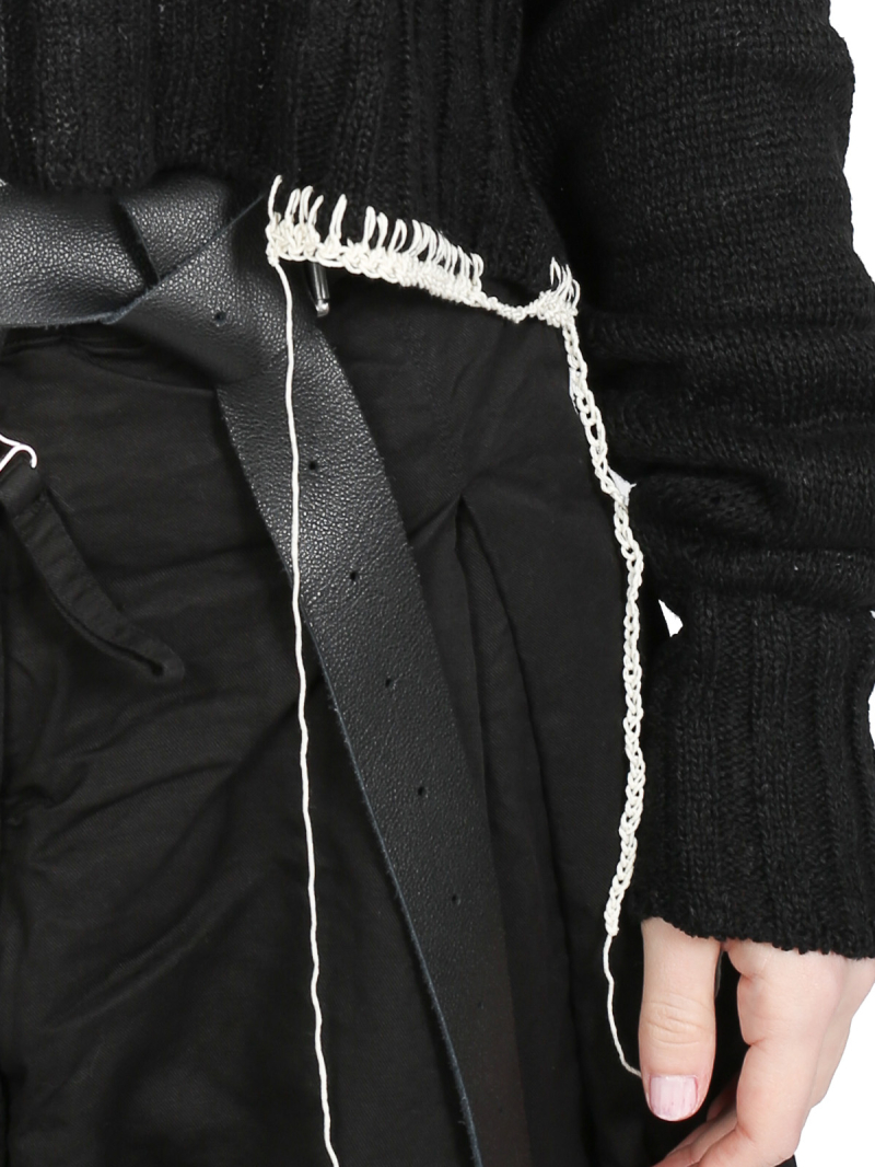 Serien°umerica - Boxy sweater - Black - ser-5154