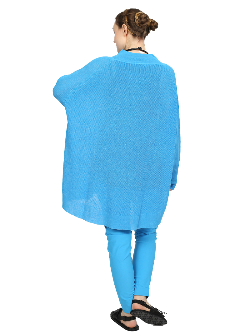 Rundholz Black Label - Mittellange leinen viskose stricktunika - 1253287002