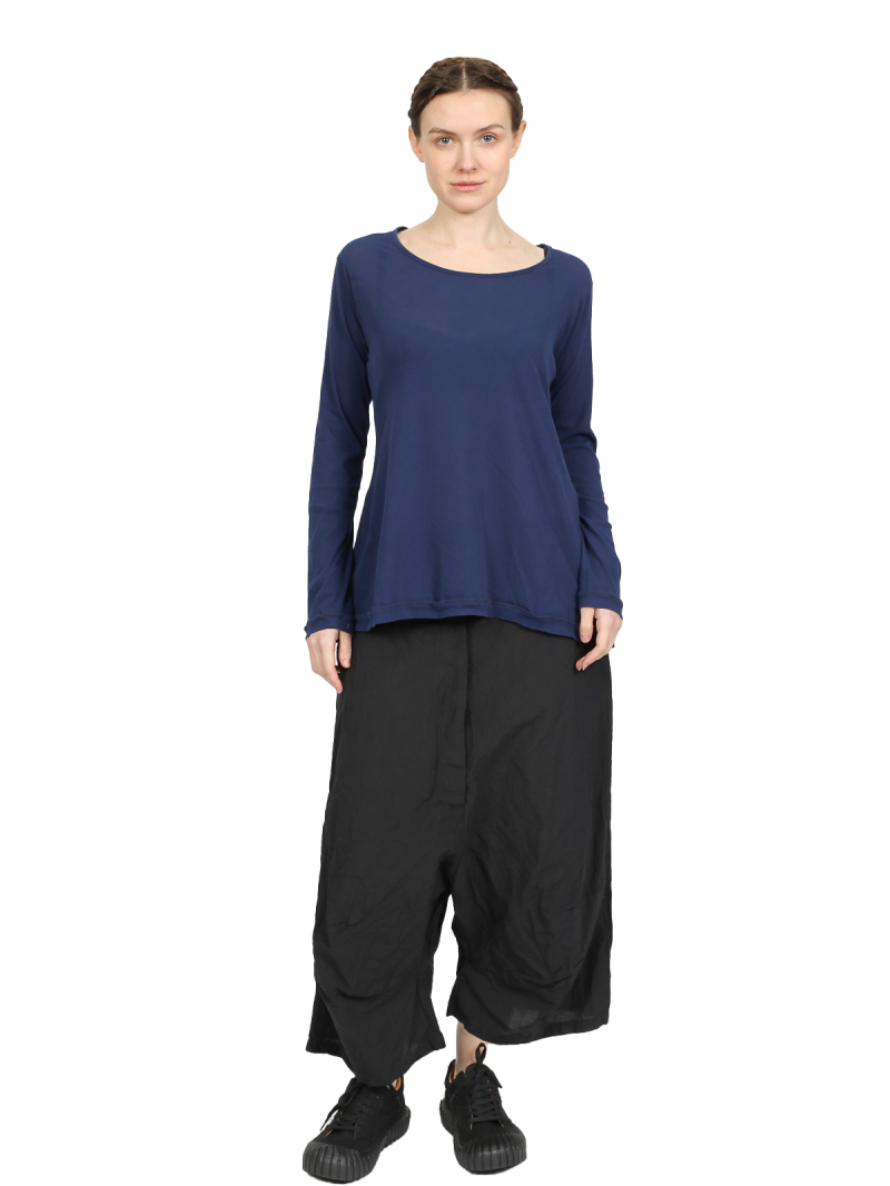 Rundholz Black Label - Hip-length cotton jersey t-shirt - 1253230507