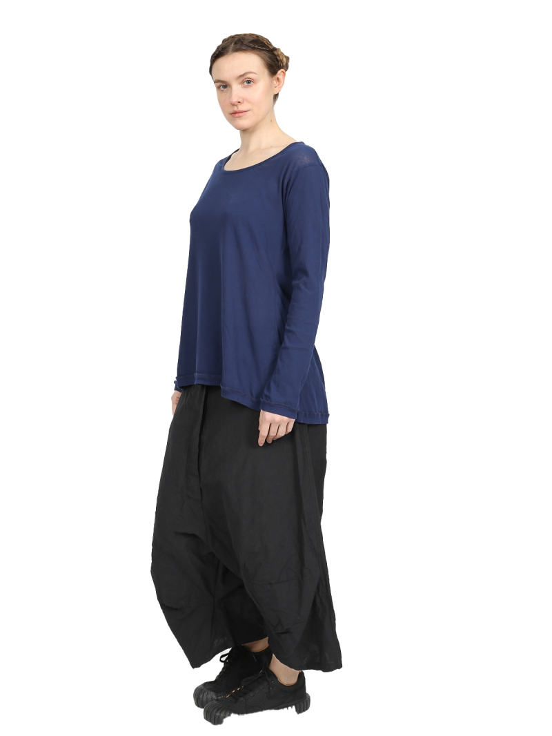 Rundholz Black Label - Hip-length cotton jersey t-shirt - 1253230507