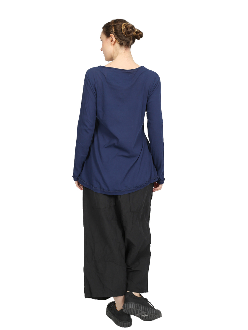 Rundholz Black Label - Hip-length cotton jersey t-shirt - 1253230507