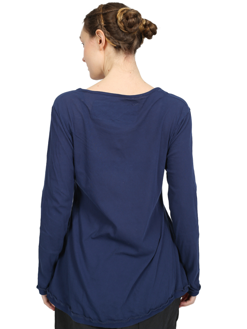 Rundholz Black Label - Hip-length cotton jersey t-shirt - 1253230507