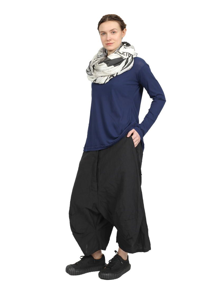 Rundholz Black Label - Hip-length cotton jersey t-shirt - 1253230507