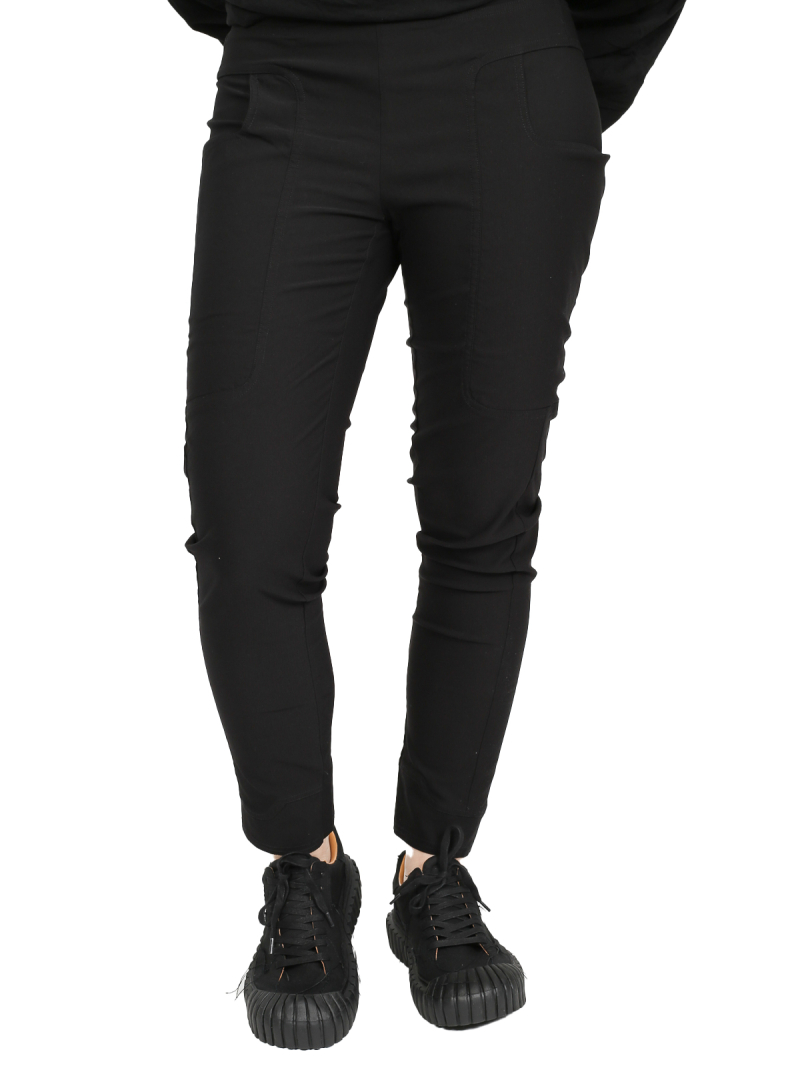 Rundholz Black Label - Straight narrow cotton stretch pants - 1253220117
