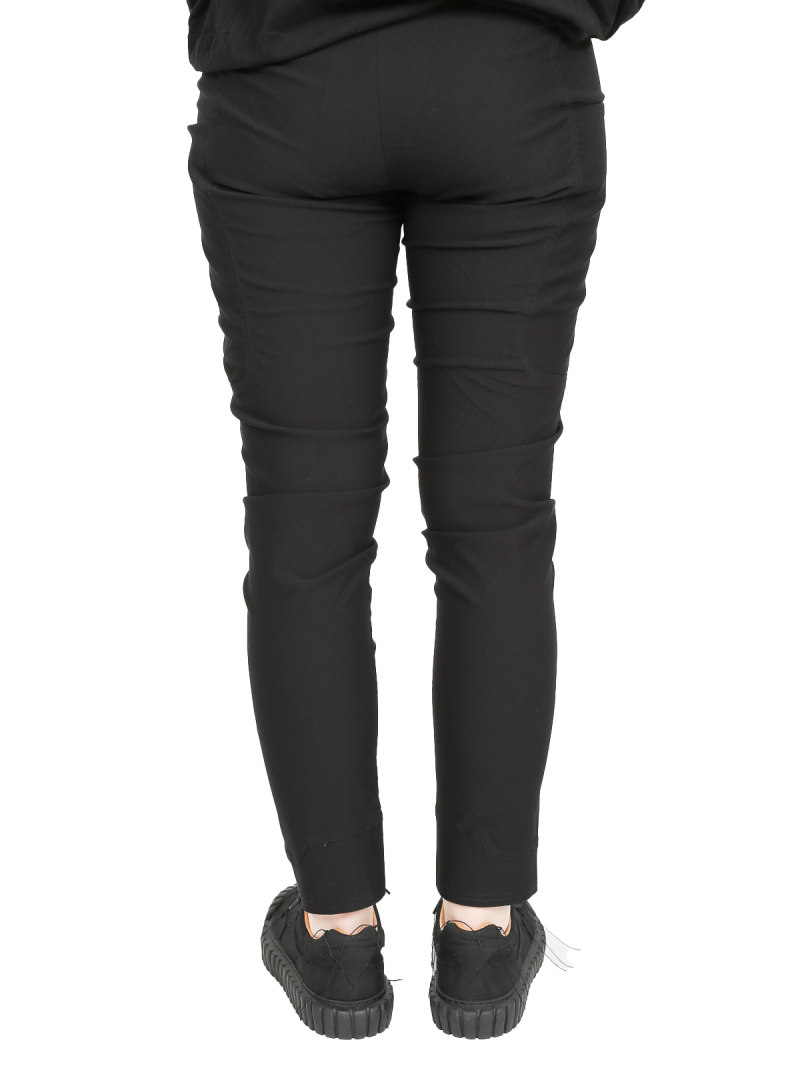 Rundholz Black Label - Straight narrow cotton stretch pants - 1253220117