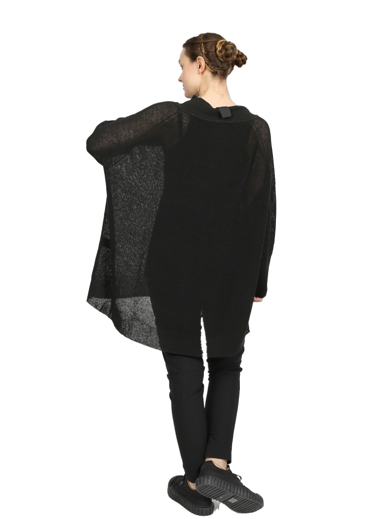 Rundholz Black Label - Mittellange leinen viskose stricktunika - 1253287002