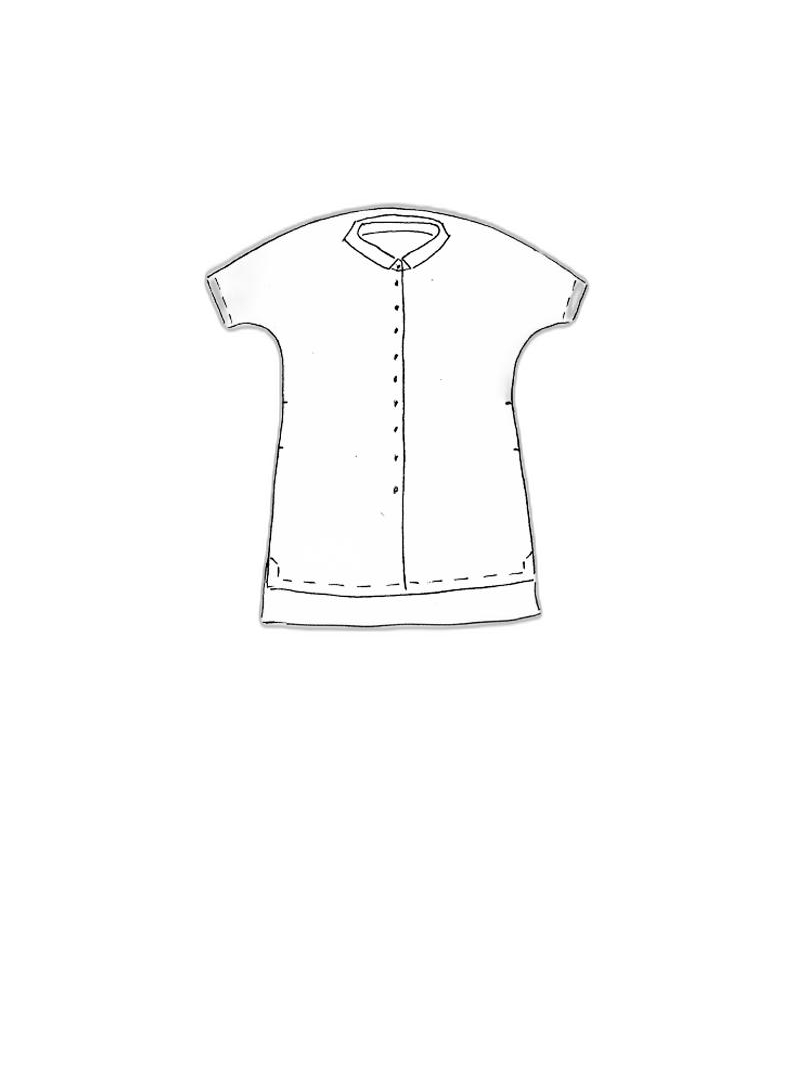 Rundholz - Knielanges leinen kleid - 1251020904