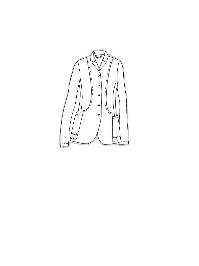 Bois rond - Veste étroite en lin - 1251021109