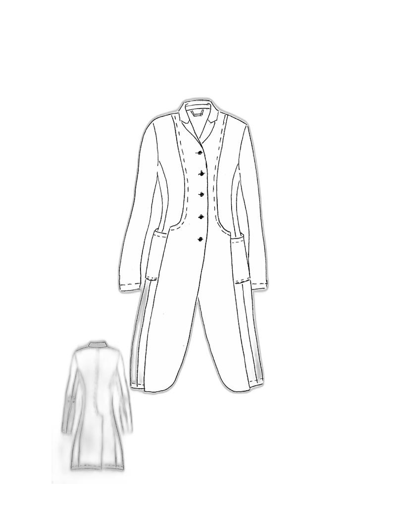 Rundholz - Fitted linen coat - 1251021208