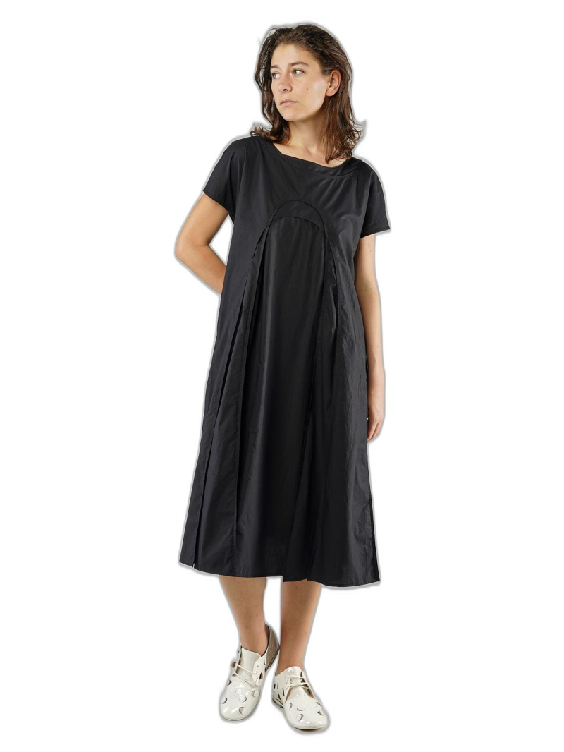 Rundholz - Wadenlanges baumwoll popeline kleid - 1251230905