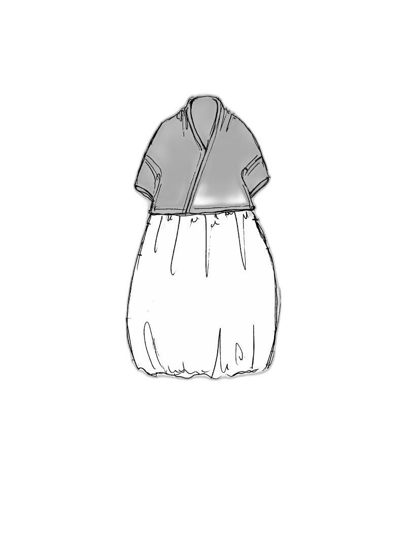 Rundholz - Ballonförmiges baumwoll voile kleid - 1251250901